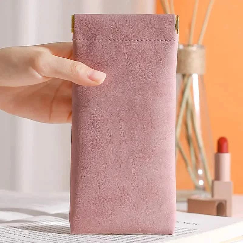 4-Pack: Soft PU Leather Reading Glasses Bag - A-1 Thread Vault