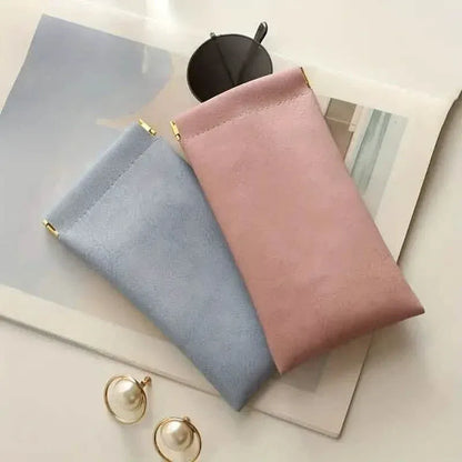 4-Pack: Soft PU Leather Reading Glasses Bag - A-1 Thread Vault