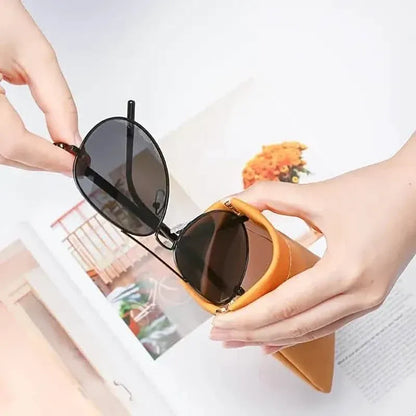 4-Pack: Soft PU Leather Reading Glasses Bag - A-1 Thread Vault