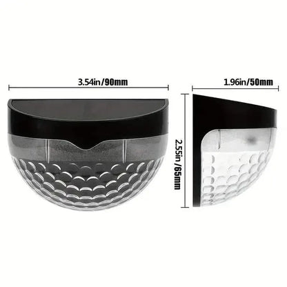 4-Pack: Solar Fence Lights Solar Deck Lights - A-1 Thread Vault