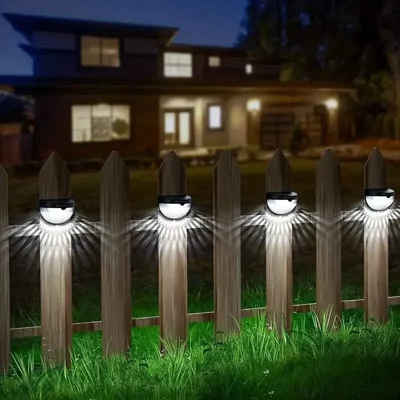 4-Pack: Solar Fence Lights Solar Deck Lights - A-1 Thread Vault