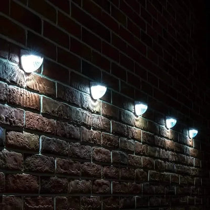 4-Pack: Solar Fence Lights Solar Deck Lights - A-1 Thread Vault