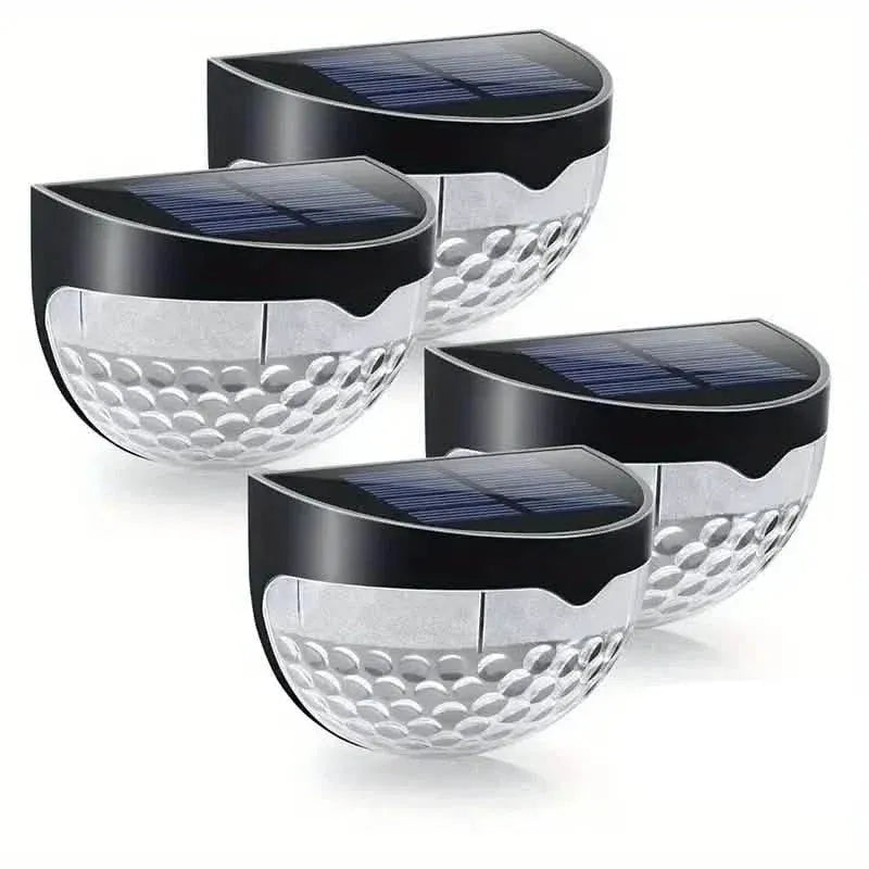 4-Pack: Solar Fence Lights Solar Deck Lights - A-1 Thread Vault