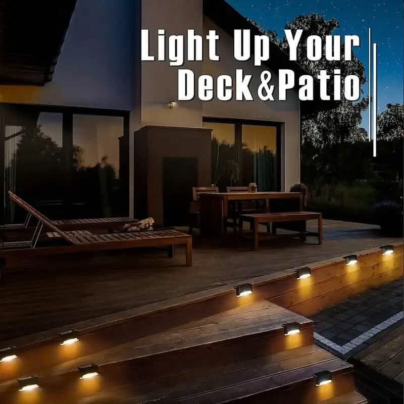 4-Pack: Solar Outdoor Garden Deck Lights - A-1 Thread Vault