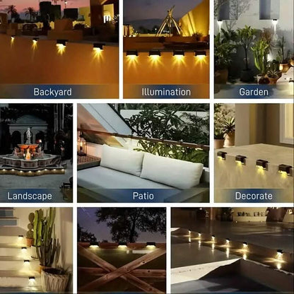 4-Pack: Solar Outdoor Garden Deck Lights - A-1 Thread Vault