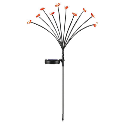 4-Pack: Solar Powered Stake Bee Light 2 Lighting Mode Lifelike Firefly - A-1 Thread Vault