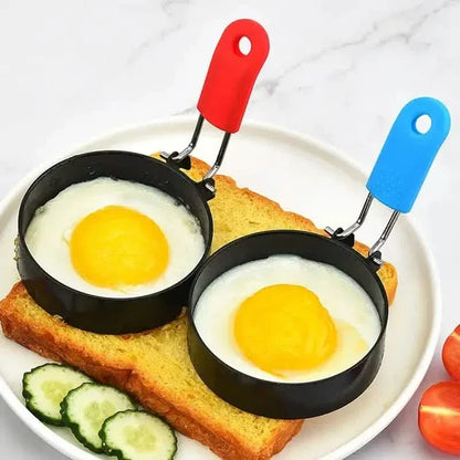 4-Pack: Stainless Steel Egg Non-Stick Omelet Ring - A-1 Thread Vault