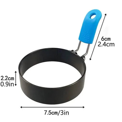 4-Pack: Stainless Steel Egg Non-Stick Omelet Ring - A-1 Thread Vault