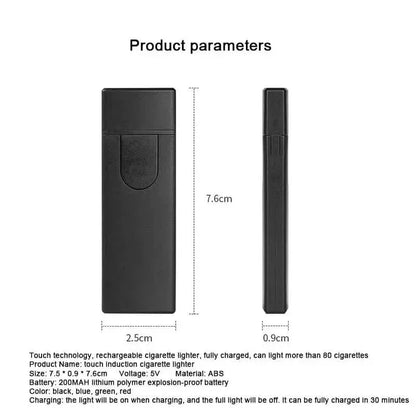 4-Pack: Touch Sensing USB Charging Lighter - A-1 Thread Vault