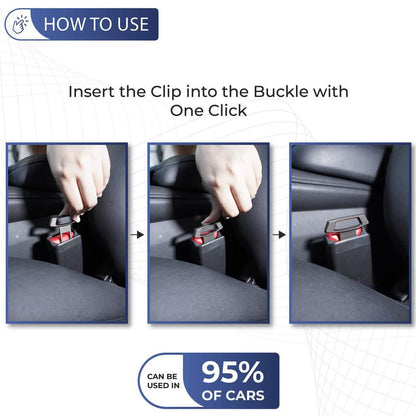 4-Pack: Universal Safety Car Clip Seat Safety Accessories for Most Vehicle, Seat Belts Kit for Cars - A-1 Thread Vault