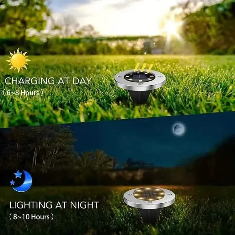 4-Pack: Waterproof Solar Garden Lights - A-1 Thread Vault