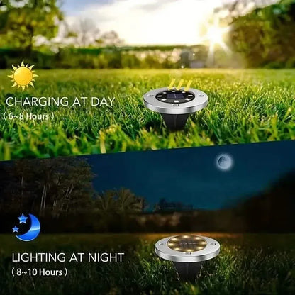4-Pack: Waterproof Solar Garden Lights - A-1 Thread Vault