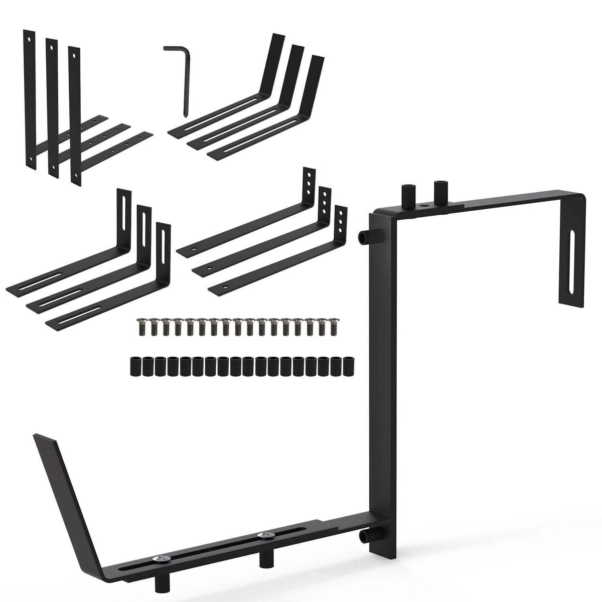 4-Piece: Adjustable Planter Box Brackets - A-1 Thread Vault