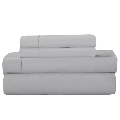 4-Piece: Brushed Cotton Percale Sheet Set - A-1 Thread Vault