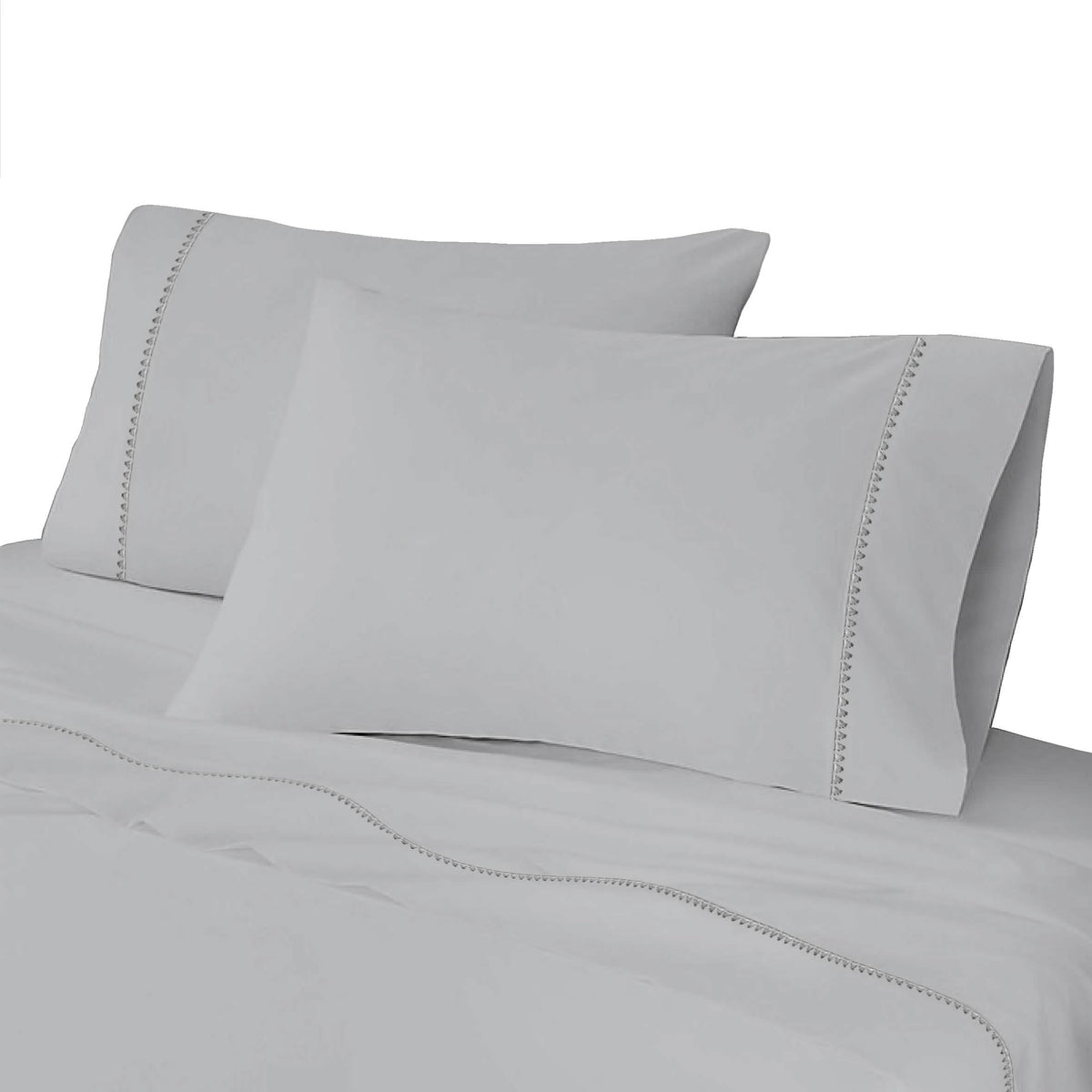 4-Piece: Brushed Cotton Percale Sheet Set - A-1 Thread Vault