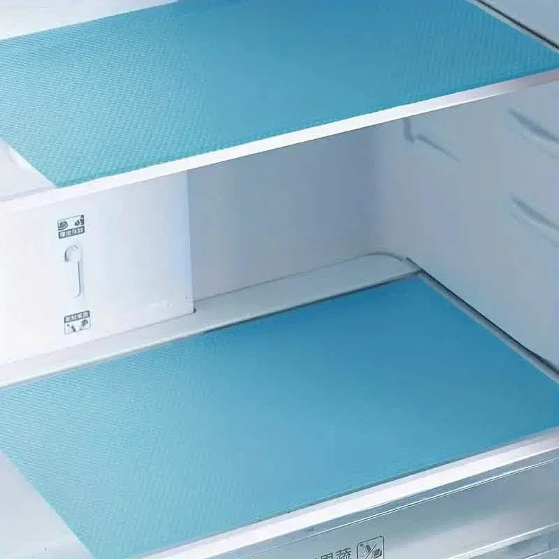 4-Piece Set: High-Quality Refrigerator Liners - Customizable Cabinet Mats - A-1 Thread Vault