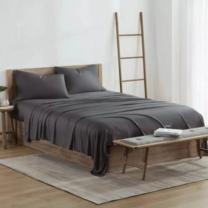4-Piece Set: Kathy Ireland 300 Thread Count 100% Bamboo Sheet Set - A-1 Thread Vault