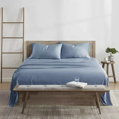 4-Piece Set: Kathy Ireland 300 Thread Count 100% Bamboo Sheet Set - A-1 Thread Vault