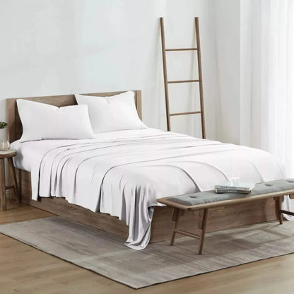 4-Piece Set: Kathy Ireland 300 Thread Count 100% Bamboo Sheet Set - A-1 Thread Vault