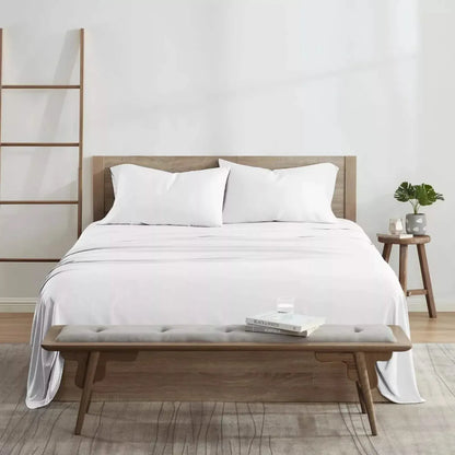 4-Piece Set: Kathy Ireland 300 Thread Count 100% Bamboo Sheet Set - A-1 Thread Vault