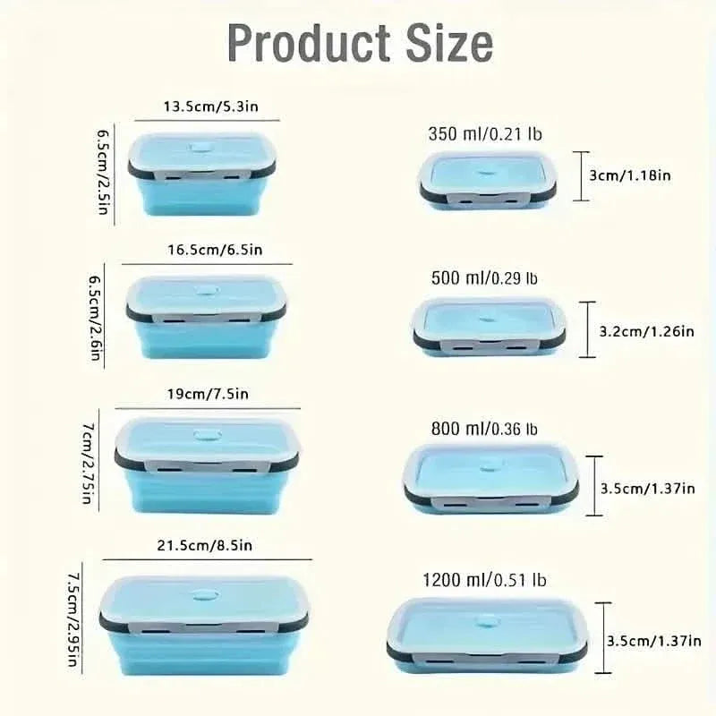 4-Piece Set: Plastic Food Storage Containers With Lids - A-1 Thread Vault