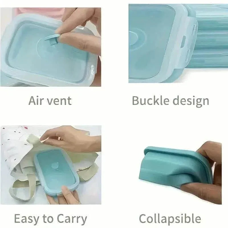 4-Piece Set: Plastic Food Storage Containers With Lids - A-1 Thread Vault