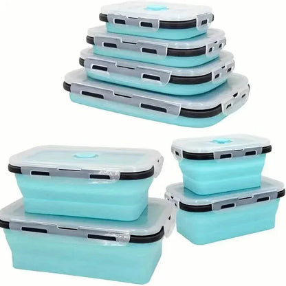 4-Piece Set: Plastic Food Storage Containers With Lids - A-1 Thread Vault