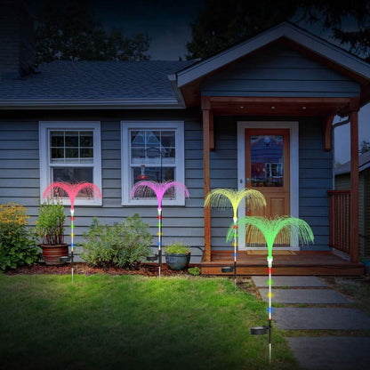 4-Piece: Solar Powered Jellyfish Lights - A-1 Thread Vault