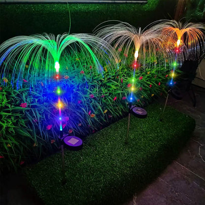 4-Piece: Solar Powered Jellyfish Lights - A-1 Thread Vault