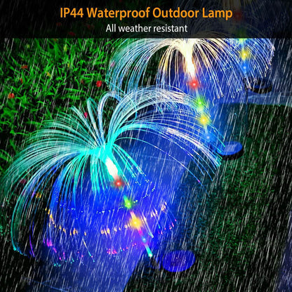 4-Piece: Solar Powered Jellyfish Lights - A-1 Thread Vault