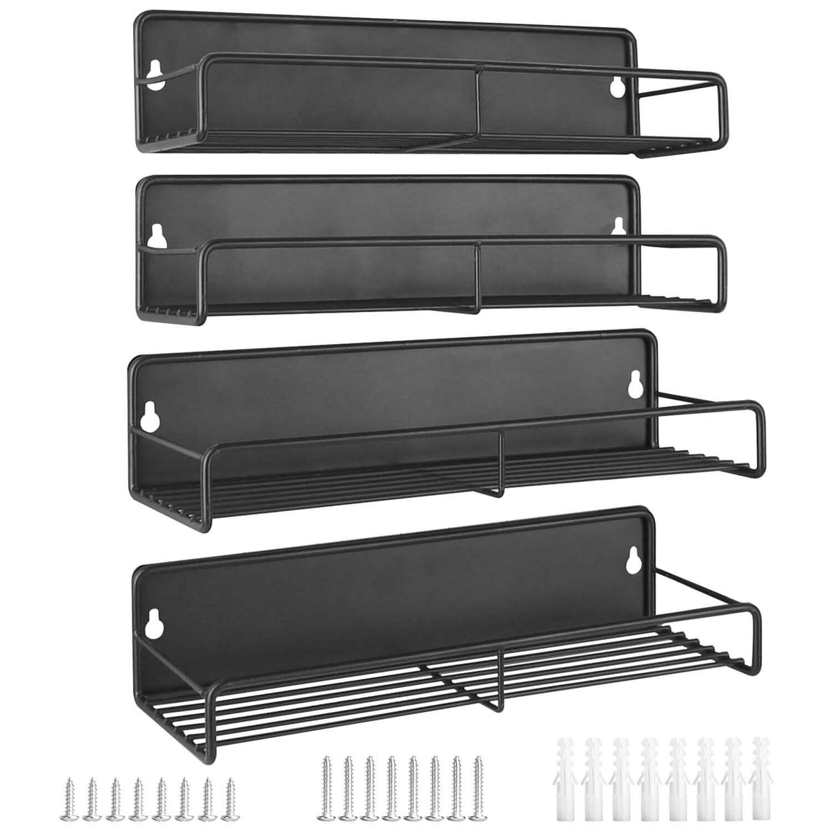 4-Piece: Strong Magnetic Spice Rack Organizer - A-1 Thread Vault