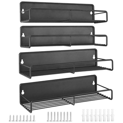 4-Piece: Strong Magnetic Spice Rack Organizer - A-1 Thread Vault