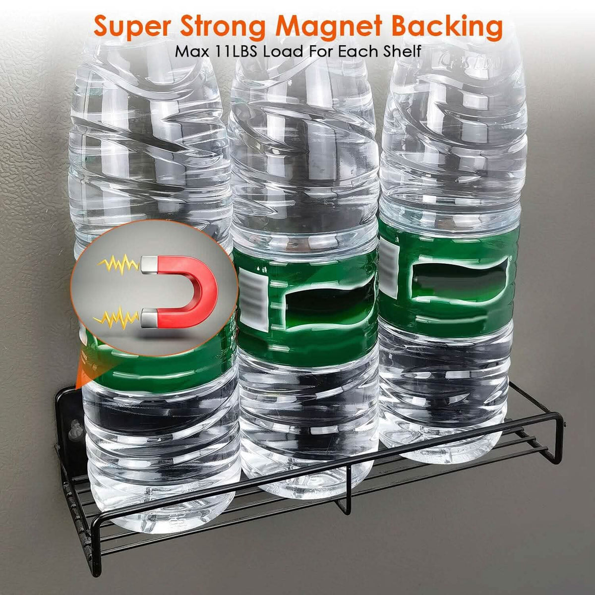 4-Piece: Strong Magnetic Spice Rack Organizer - A-1 Thread Vault