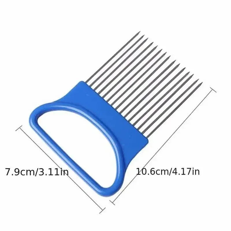 4-Pieces: All-In-One Onion Holder Slicer Set - A-1 Thread Vault