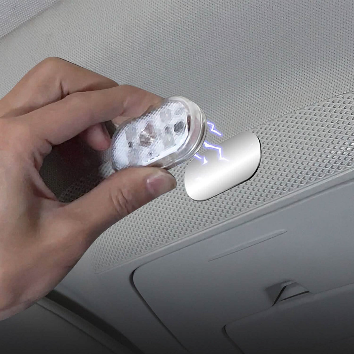 4-Pieces: Cordless Car Interior Light USB Rechargeable - A-1 Thread Vault