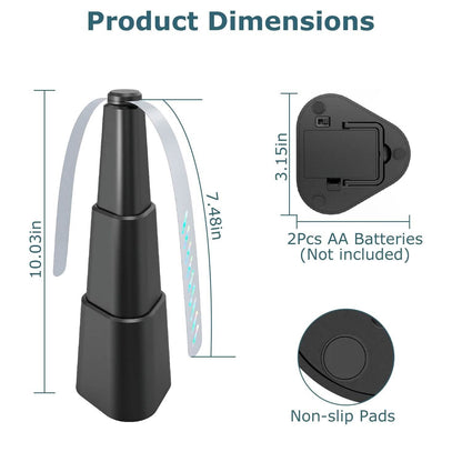 4-Pieces: Fly Repellent Fan Table Top Battery Powered Bug Deterrent - A-1 Thread Vault