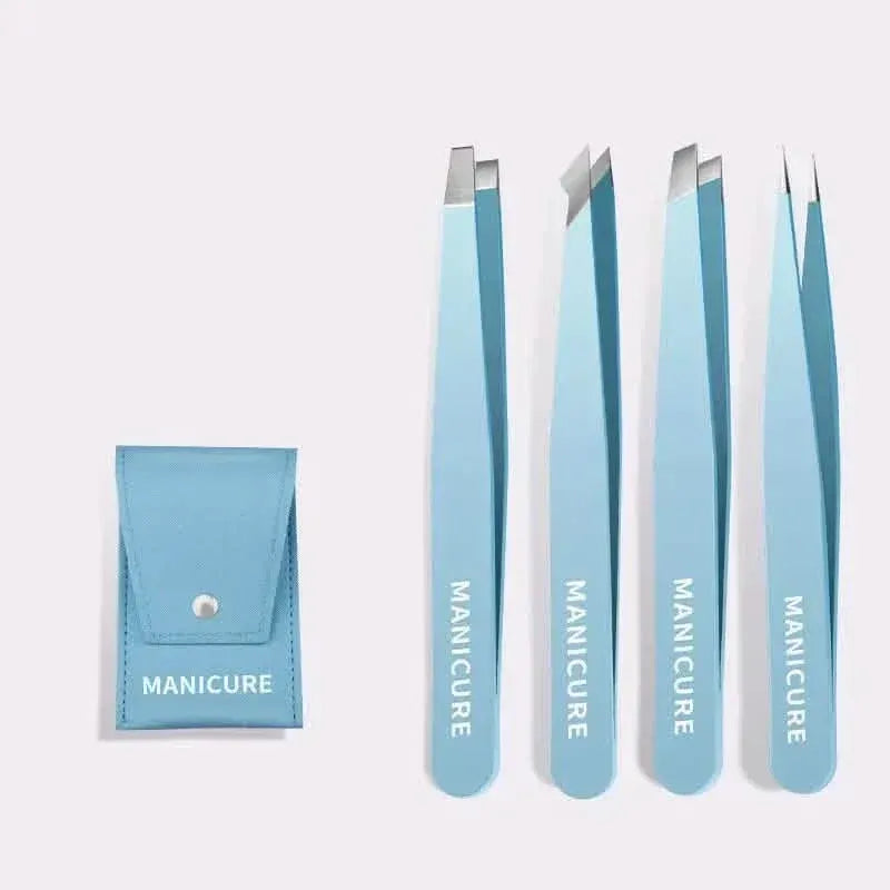 4-Pieces: High-Quality Eyebrow Tweezer - A-1 Thread Vault