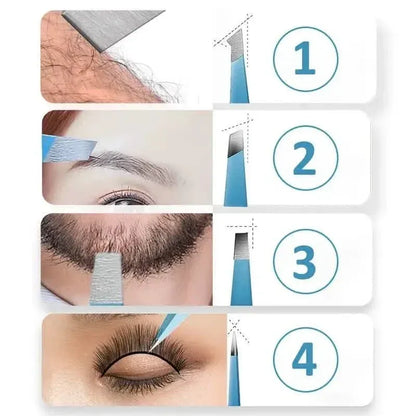 4-Pieces: High-Quality Eyebrow Tweezer - A-1 Thread Vault