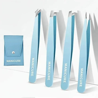4-Pieces: High-Quality Eyebrow Tweezer - A-1 Thread Vault