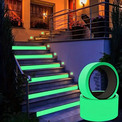 4-Pieces: Luminous Fluorescent Adhesive Tapes - A-1 Thread Vault