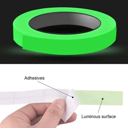 4-Pieces: Luminous Fluorescent Adhesive Tapes - A-1 Thread Vault