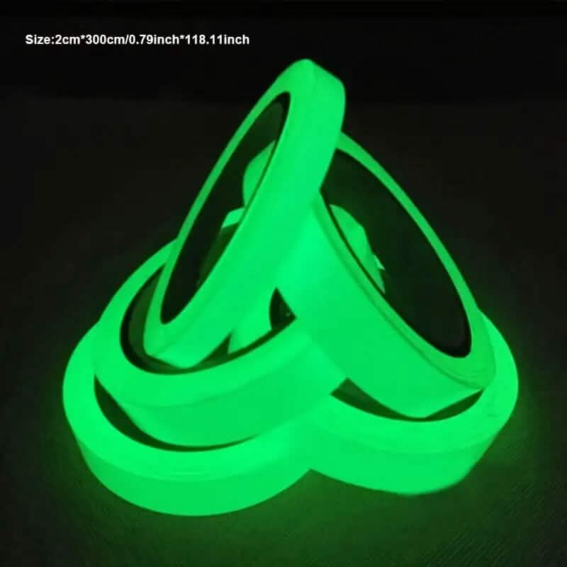 4-Pieces: Luminous Fluorescent Adhesive Tapes - A-1 Thread Vault