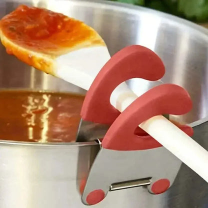 4-Pieces: Stainless Steel Pot Spoon Holder - A-1 Thread Vault