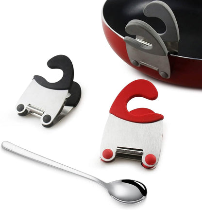 4-Pieces: Stainless Steel Pot Spoon Holder - A-1 Thread Vault