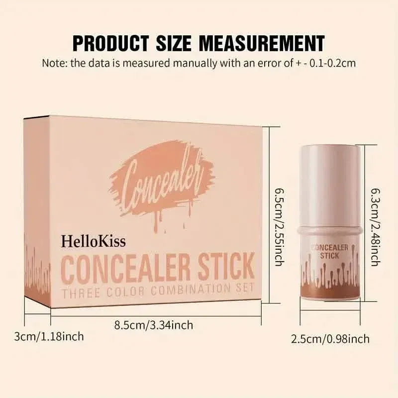 4-Pieces: Waterproof Cream Contour and Highlighter Kit with Brush - A-1 Thread Vault