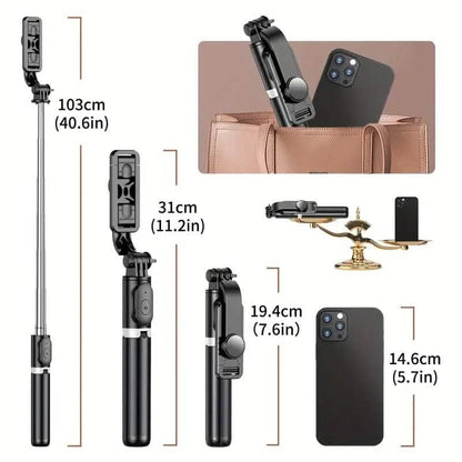 40" Cell Phone Extendable Selfie Stick Tripod - A-1 Thread Vault