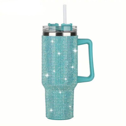 40 Oz Super Sparkly Rhinestone Bling Tumbler - A-1 Thread Vault