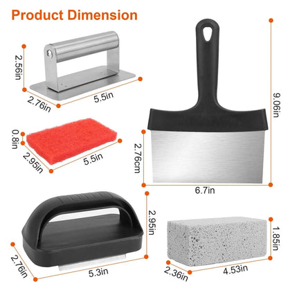 40-Piece: Griddle Cleaning Kit for Blackstone - A-1 Thread Vault