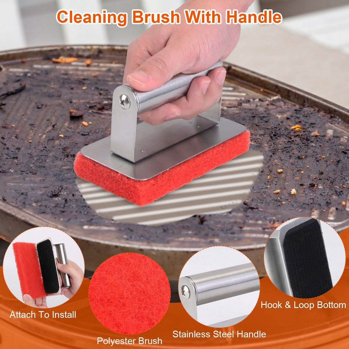 40-Piece: Griddle Cleaning Kit for Blackstone - A-1 Thread Vault