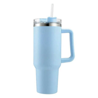 40oz Reusable Vacuum Tumbler with Insulated Double Wall and Cup Handle - A-1 Thread Vault